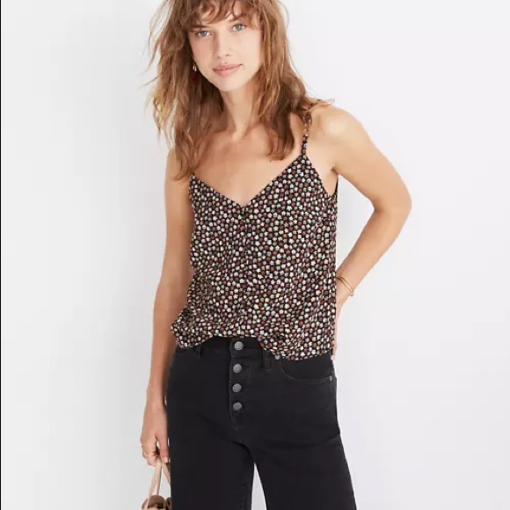 Madewell Button-down Cami in petite blooms